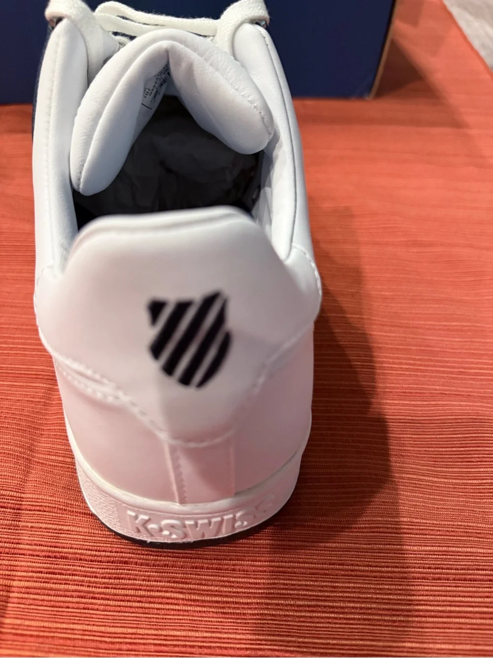 K-Swiss Classic Court Sneakers – Men’s Size 11.5 – White/Red/Navy – NWOB